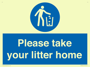 Please take your litter home